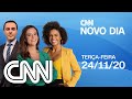 CNN NOVO DIA  - 24/11/2020