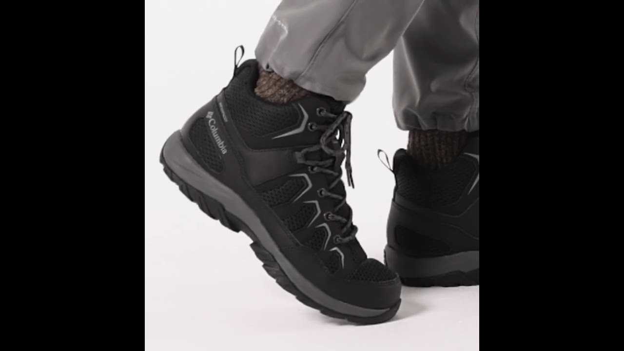 Columbia Men's Granite Trail Mid Waterproof Hiking Boots - On-foot shot