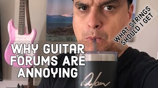 Why Guitar Forums Are Annoying! What Are The Best Acoustic Strings screenshot 1