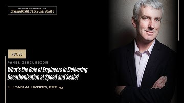 Purdue University Distinguished Lecture Series: Julian Allwood, panel