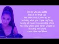 Ariana Grande - goodnight n go (lyrics)