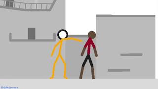 Random stick nodes gangster fight