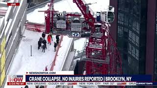 CRANE COLLAPSE: Crane Collapses in Brooklyn, No Injuries Reported | NewsNOW from FOX