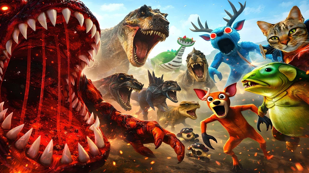 🔥 🔥 🔥GMod Giant Monsters Fight — Ultimate Chaos