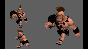 анимация бег