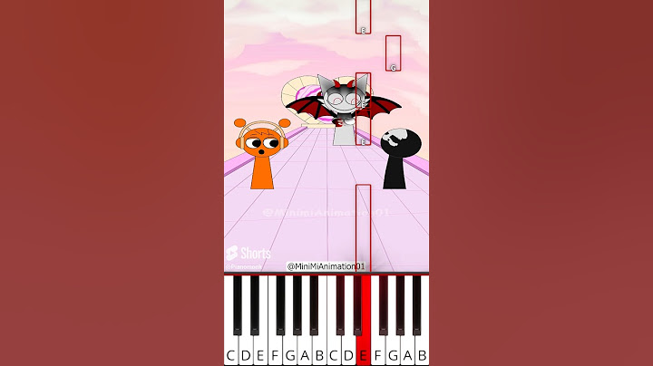 Kiss Run Challenge : Angel Pinki vs Oren feat. Black (@MiniMiAnimation01) - Octave Piano Tutorial