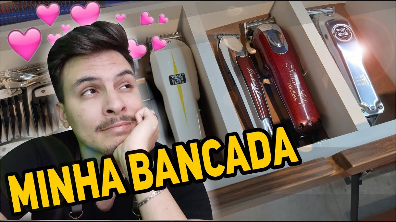 TOUR PELA MINHA BANCADA NA BARBEARIA | ESPAÇO GEAZI BARBEIRO