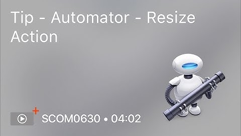 SCOM0630 - Tip - Automator - Re-scale Action