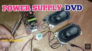 Give it a try...!!! Using an old DVD power supply for a mini amplifier || Creative ideas from a b...