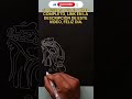 DIBUJANDO UNA IGUANA CON TINTA BLANCA #shorts #art #youtubeshorts #iguana #drawing (ARTE IMPROVISADO