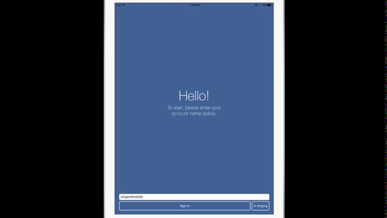 Mobile Data Entry Forms