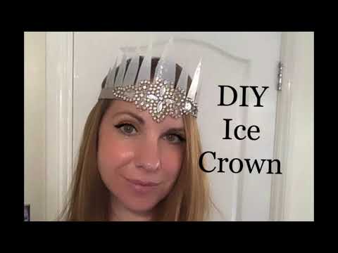 Diy couronne princesse reine des neiges /Ice crown - how to make 