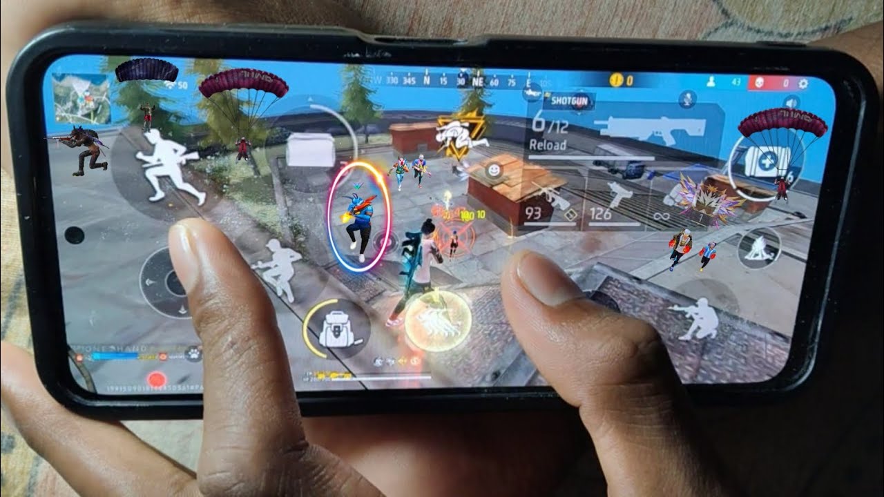Solo vs squad 💯 hand game play ‼️ free fire max 💫 br rank 💪🤯 poco X5 ...