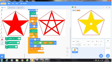 Lập Trình Scratc Vẽ Hình Ngôi Sao Nội Tiếp Ngũ Giác Đều 2021 | VĐD SHOA