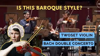 Twoset Violin Live Concert - Bach Double-Concerto 1. Movement - Reaction