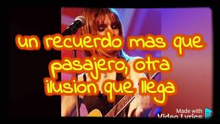 Video thumbnail of ""Fabiana Cantilo" Dulce Condena(Letra)"
