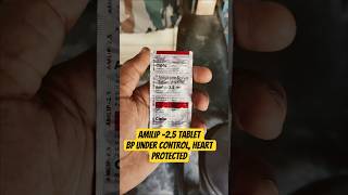 High BP Control Ka Trusted Medicine – Amlip 2.5 mg.. #shortvideo #bp #amlodipine #viral #pharmcist