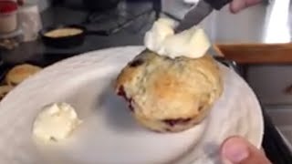 Berry Biscuit Muffins