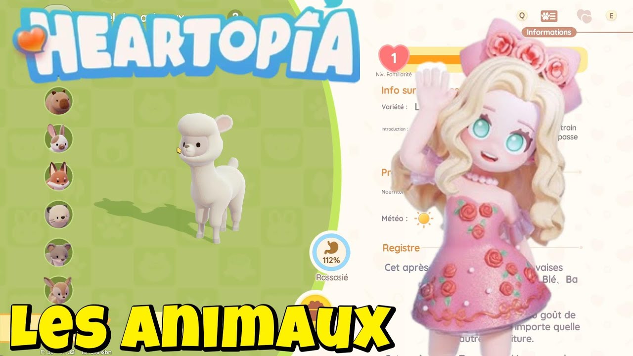 Let's Play [HEARTOPIA] Les animaux et leur emplacement #5 - YouTube