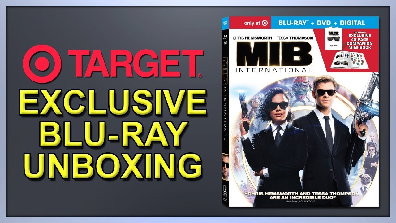 Men in Black: International Target Exclusive Blu-ray Unboxing
