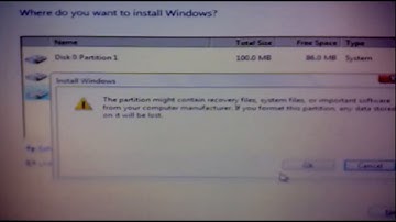 How to format Windows 7 computer, partition disk and reinstall by CD/DVD