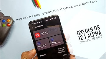 Oxygen OS 12 Alpha Android 12 OnePlus 9RT Best Performance, Stability,BGMI gaming and Battery!