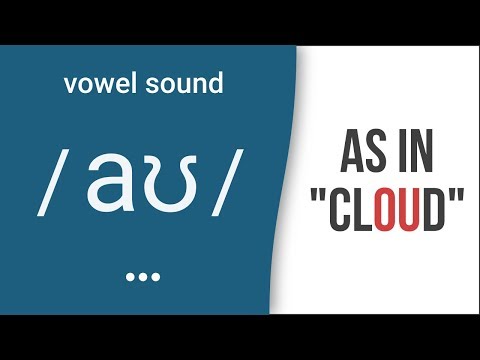 Diphthong Sound / aʊ / as in "cloud" – American English Pronunciation