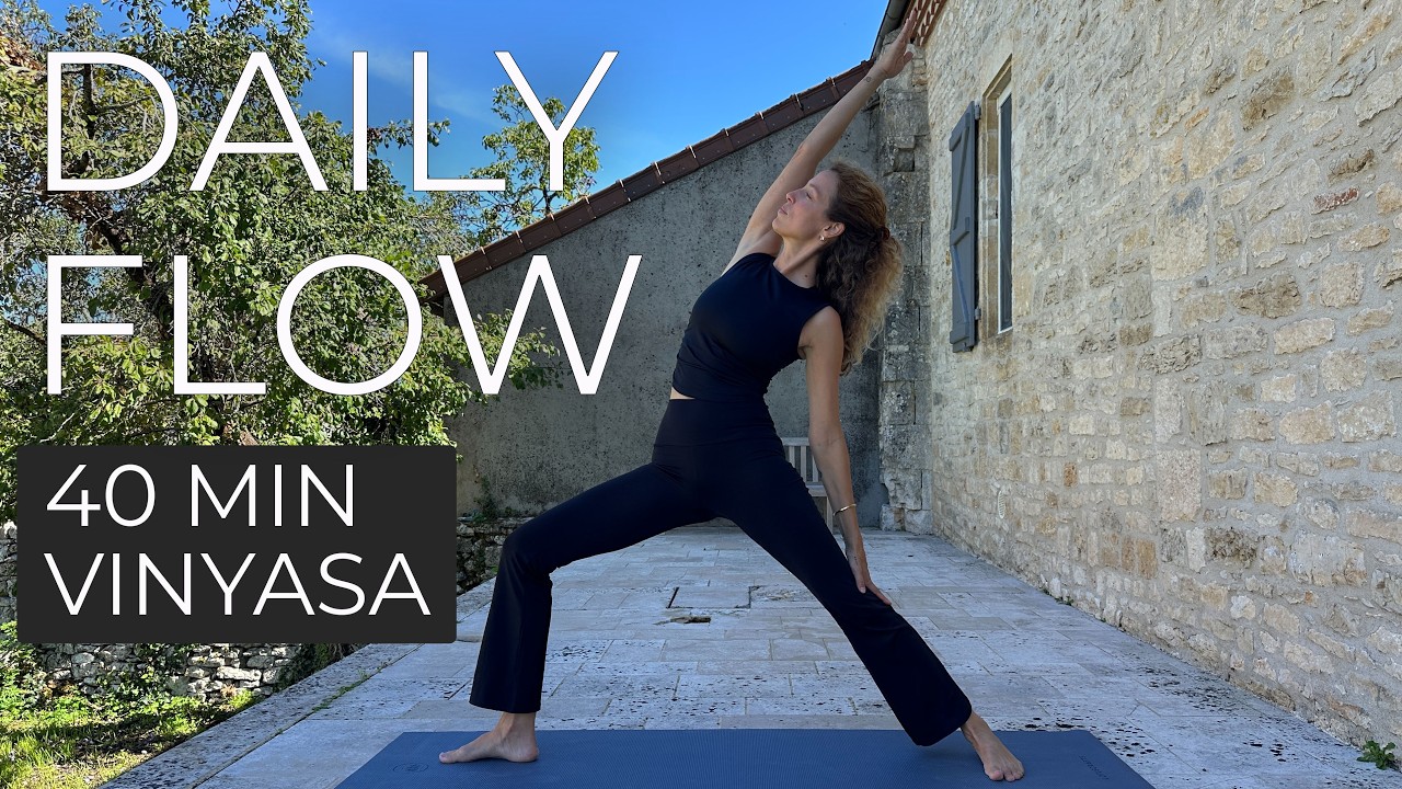 Йога Виньяса на каждый день: открытая и бодрствующая | 40-минутный курс йоги