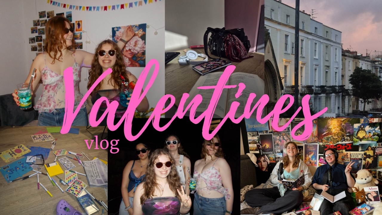 GALENTINES VLOG | BRISTOL UNIVERSITY STUDENT PARTY | VALENTINES DAY | DATING | RACHAEL FAY