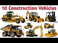 20 Construction Vehicle Names for Kids in Hindi | निर्माण वाहनों के नाम सीखें with Pictures &amp; Fun 