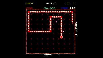 Playing Nibbler - Arcade Version