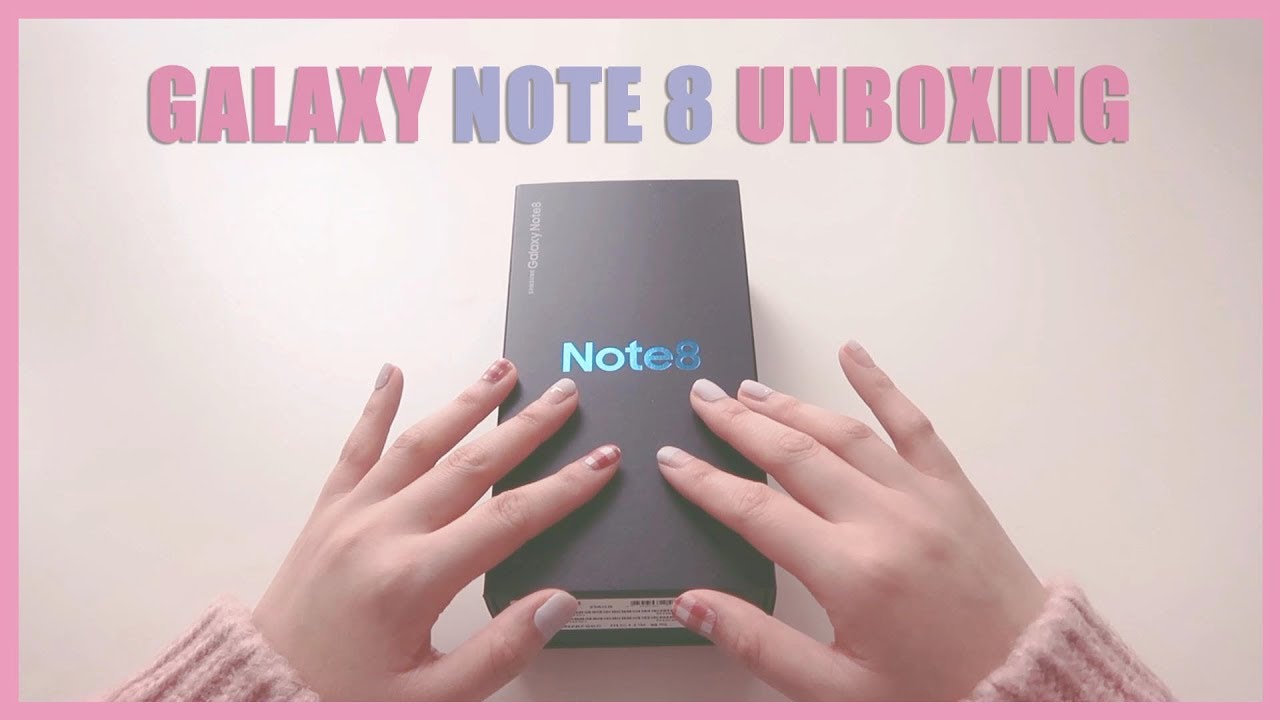 ASMR. Samsung Galaxy Note 8 Unboxing /Whispered / Show & Tell