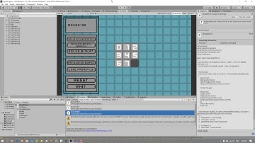 Breadth first search for 8 puzzle in unity: Unity 8 puzzle AI #5.2