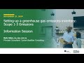 Setting up a Greenhouse Gas Emissions Inventory Scope 1-3 Emissions