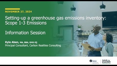 Setting up a Greenhouse Gas Emissions Inventory Scope 1-3 Emissions