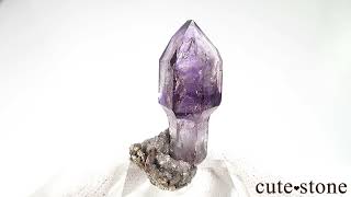 ジンバブエ産 アメジスト（セプタークォーツ）の原石 No.15 - cute stone -