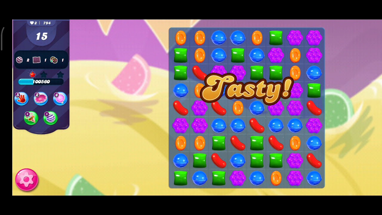 Candy Crush Saga Level 794 - YouTube