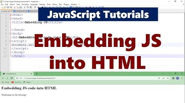 Learn How to Embed JavaScript into HTML | Beginner
