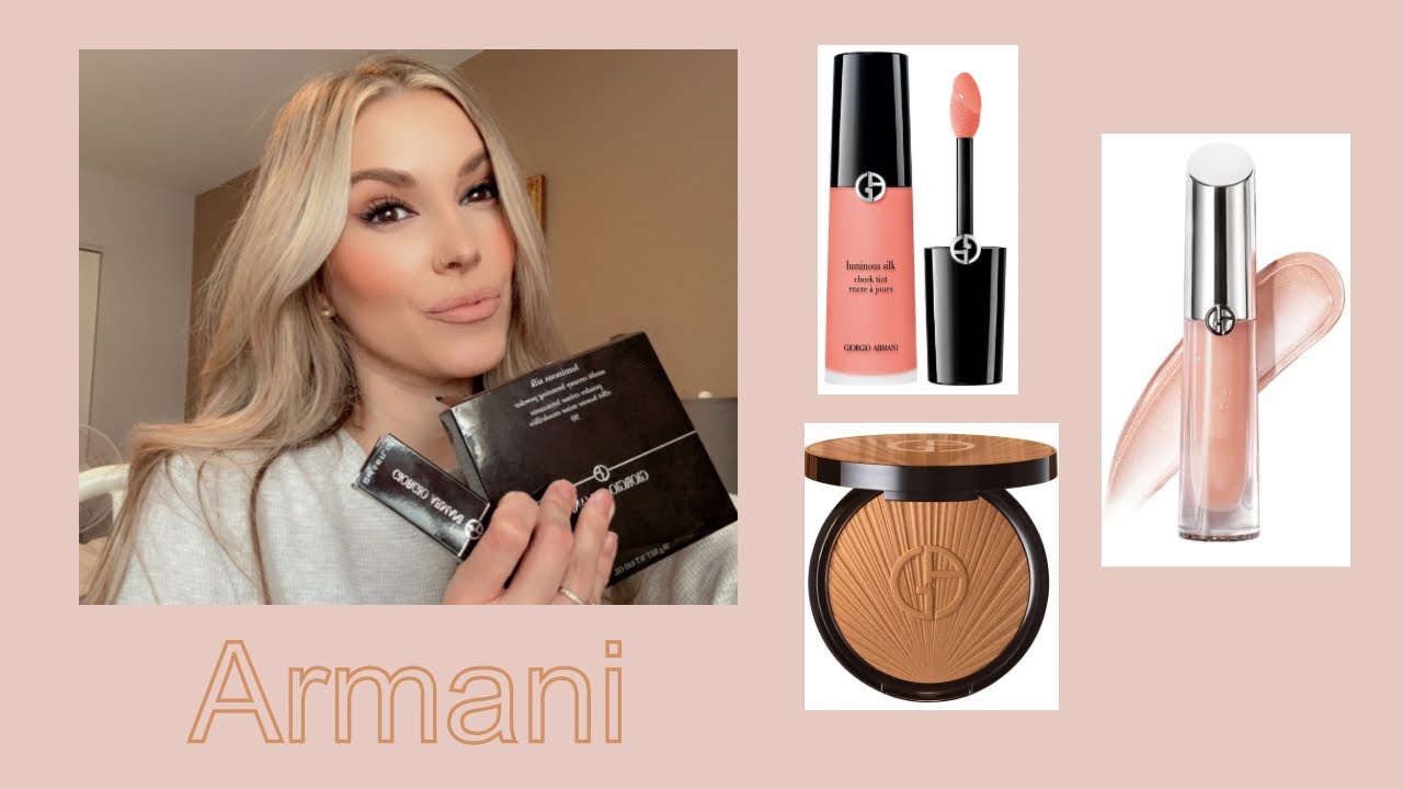 Trying the Armani Luminous Silk Bronzer, Blushes & Prisma Glass Gloss