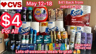 CVS Couponing May 12-18|| Money maker Haircare Deal|| Cheap detergent & Scott, lots of deals to grab screenshot 1