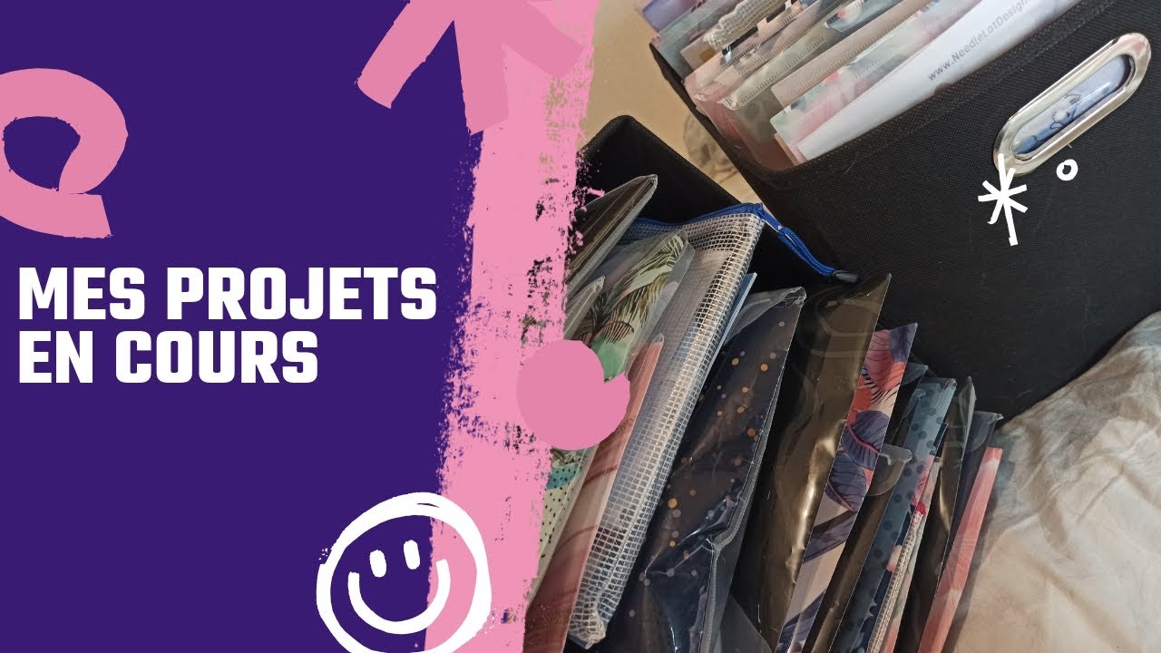 Flosstube ~ Mes projets en cours ~ fin 2024