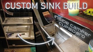 Custom Sink build in Camper Conversion: Cant find one Make one.