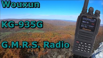 The G.M.R.S. radio I use | Wouxun KG-935G