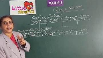 CLASS 5 MATHS  LESSON 1 PART 4 LARGE NUMBERS  ONLINE VIDEO
