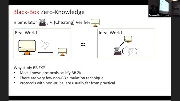 QIP 2022 | On the Post-Quantum Black-Box Zero-Knowledge in Constant Rounds (Qipeng Liu)
