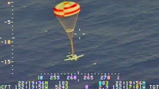 【墜落寸前】燃料切れ！飛行機ごとパラシュートで不時着水 (シーラスSR22)