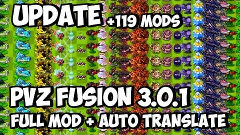 UPDATE PVZ FUSION 3.0.1 FULL MOD ADD-ON + ENGLISH TRANSLATE - Plants Vs Zombies Fusion