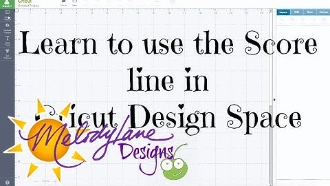 Score Line in Cricut Design Space