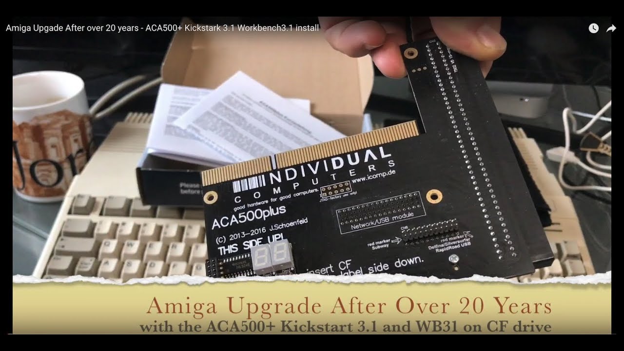 Amiga Upgrade After Over 20 Years - ACA500+ Kickstart 3.1