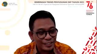Bimbingan Teknis Penyusunan SKP Tahun 2021 Kanwil BPN Prov. Kep. Bangka Belitung